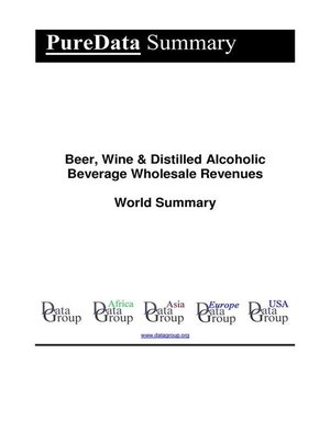 cover image of Beer, Wine & Distilled Alcoholic Beverage Wholesale Revenues World Summary